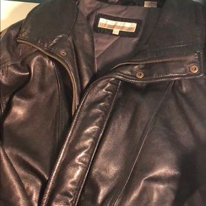 men’s large leather jacket